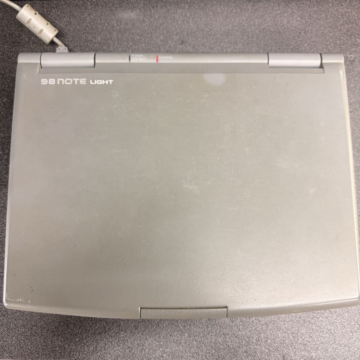 【通電確認のみ】NEC 98NOTE LIGHT PC-9821Lt2 本体・ACアダプターセット ジャンク　1円スタート