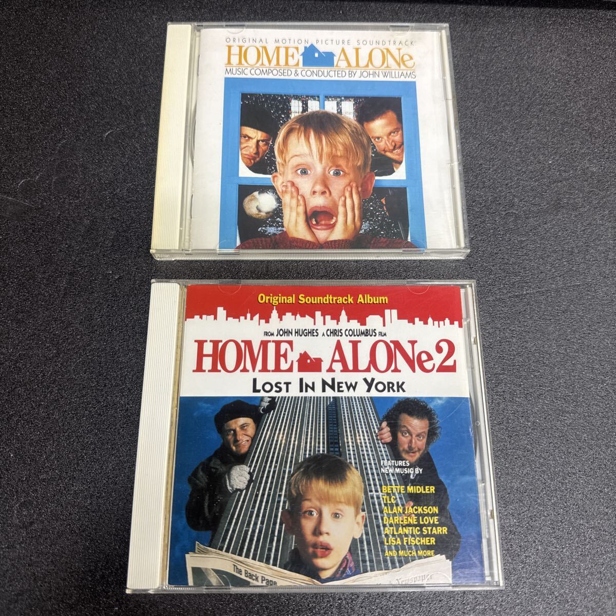 ホーム・アローン 1＆2 サウンドトラック CD 2枚セット HOME ALONE ジョン・ウィリアムズ 映画サントラ 現状品