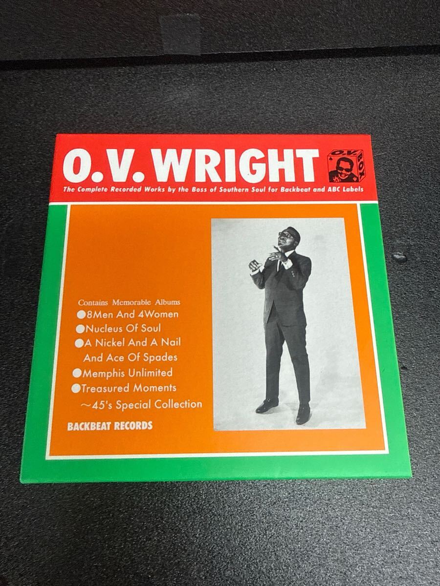 O.V. WRIGHT / O.V. BOX The Complete Recorded Works Backbeat ABC Labels CD ボックス ソウル ブルース 現状品