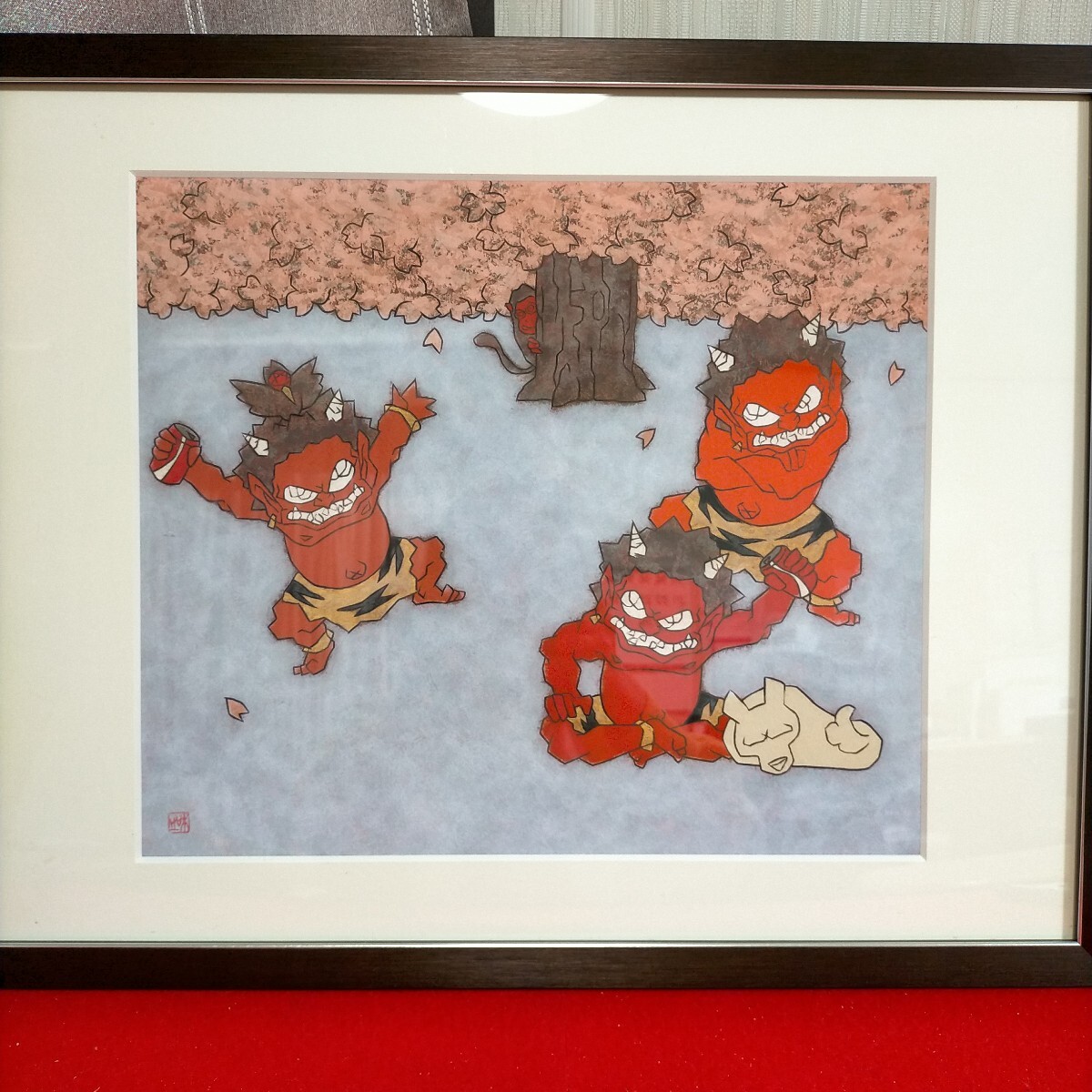 ●瀧下和之　四国コカ・コーラボトリング　コラボ作品　創立50周年記念　非売品　超レア　紙箱付き●模写