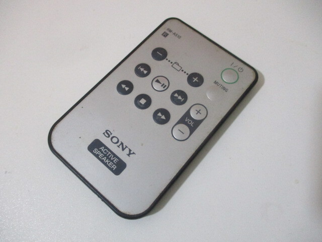  通電確認済 SONY デジタルウォークマンアクティブスピーカー SRS-NWZ10用リモコン RM-AS10 ソニー g144
