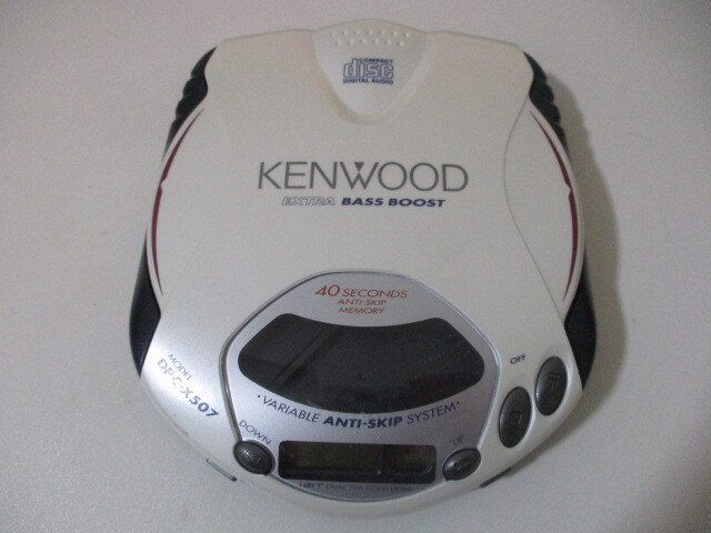 動作確認済 KENWOOD ケンウッド DPC-X507 ポータブル CDプレーヤー　g146
