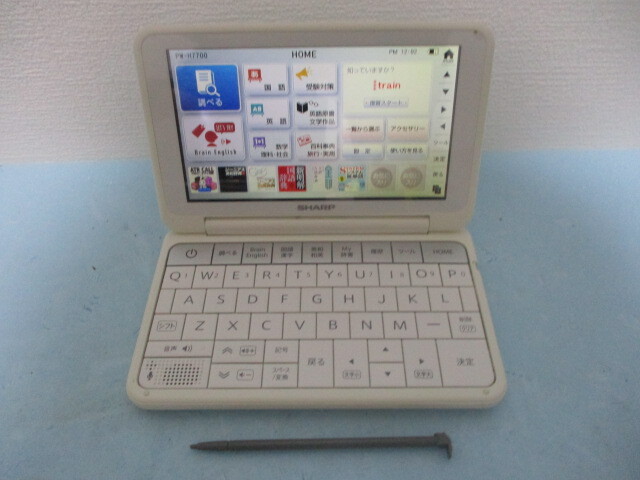 動作確認済 SHARP シャープ Brain PW-H7700 電子辞書 カラー電子辞書 g148