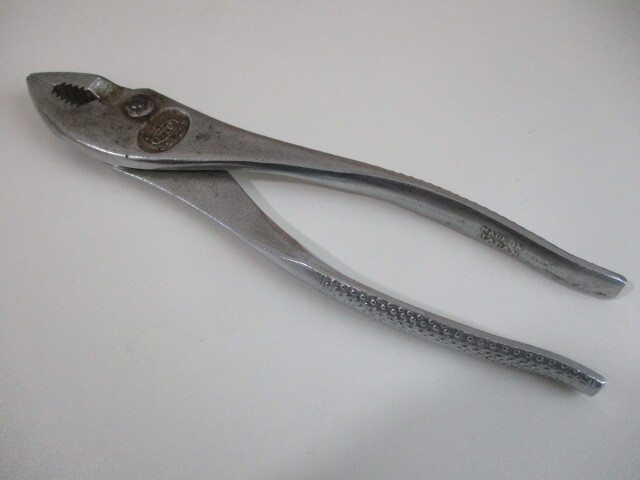 昭和レトロ 京都機械工具 KTC　プライヤー コンビネーションプライヤー　パテントNo　JIS付 b124