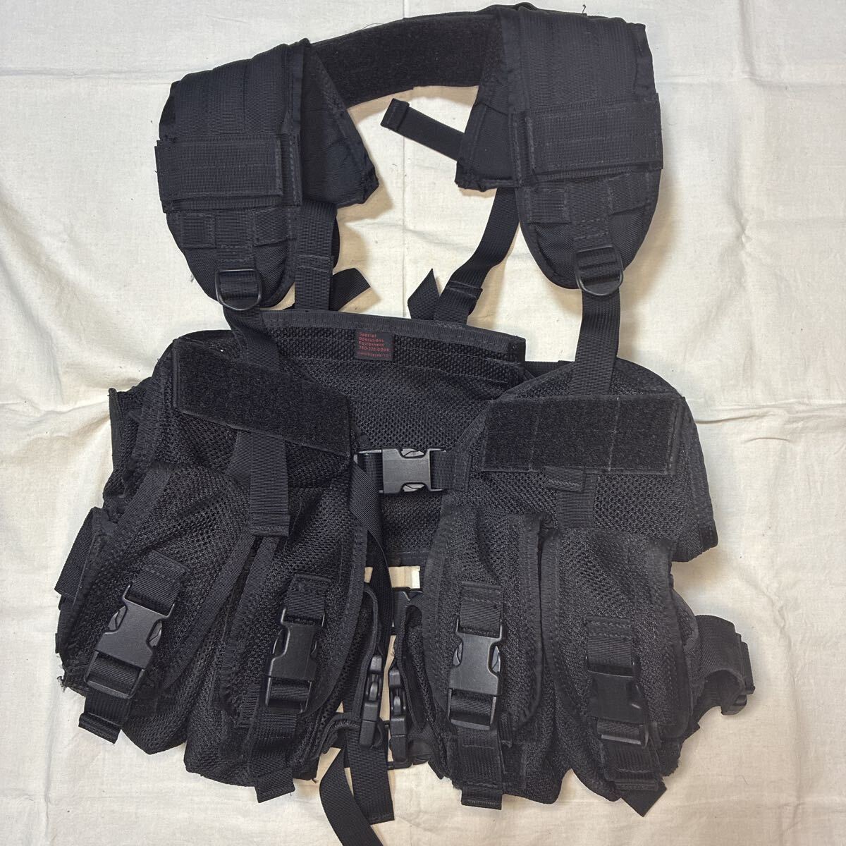 実物　SOE製　SEALsVEST シールズベスト　超希少　黒 ブラック タクティカルベスト
