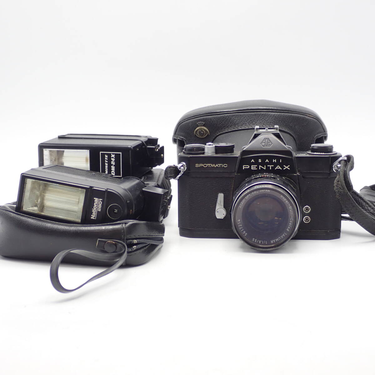 1円～☆ASAHI PENTAX SPOTMATIC アサヒ ペンタックス スポーツマチック フィルム一眼レフカメラ アンティーク/向0612-1000