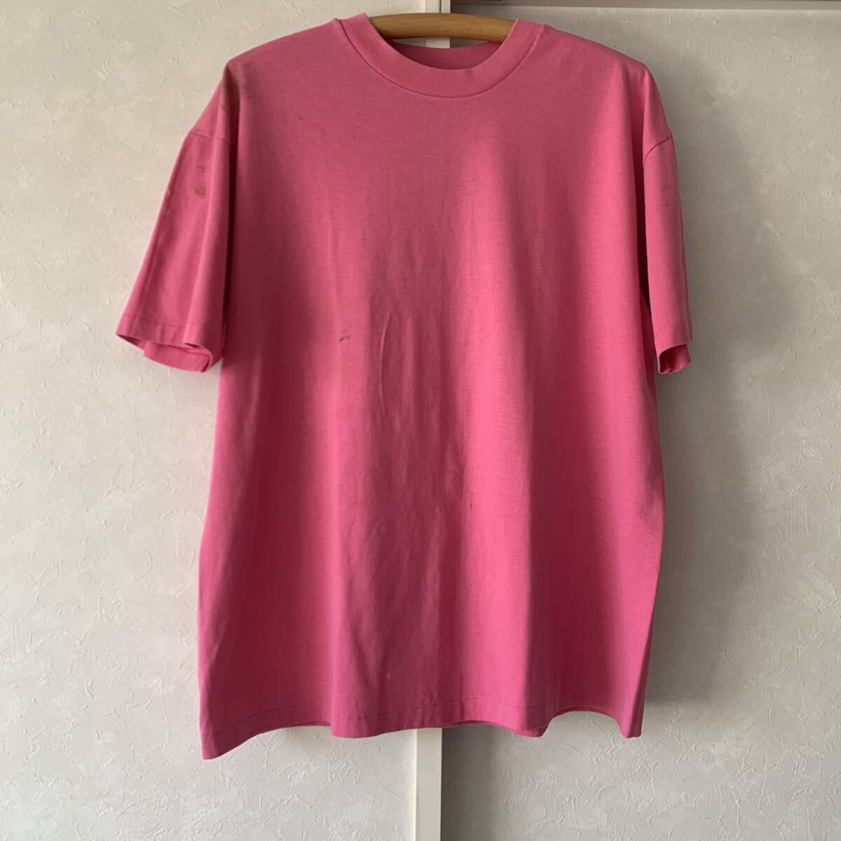 ビンテージ/80’s/無地T/Hanes/Fifty-Fifty/ヘインズ/フィフティフィフ/Tシャツ/古着Tシャツ/半袖Tシャツ/シングルステッチ/アメリカ/USA製