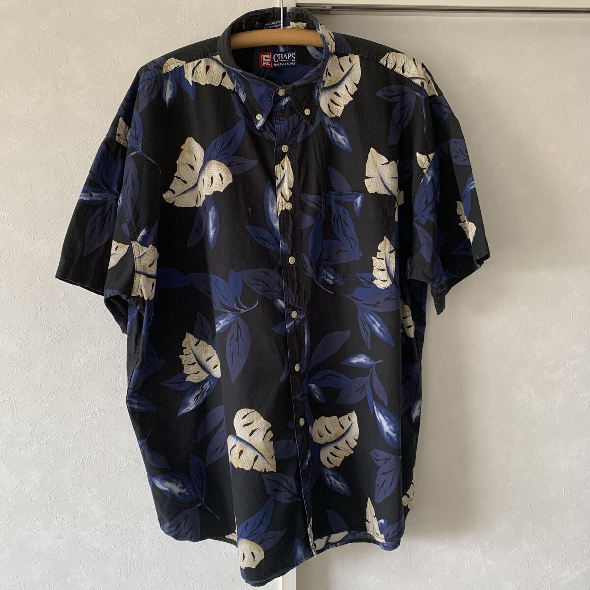 CHAPS/チャプス/RALPH LAUREN/ラルフ/ローレン/ボタニカル/半袖/シャツアロハシャツ/総柄/花柄/リーフ柄/ハワイアン/Shirt