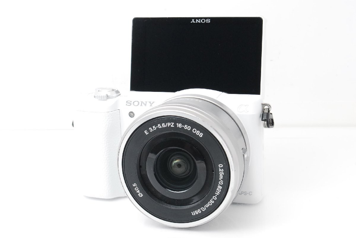 【美品】SONY ソニー α5100 ホワイト レンズキット ショット数1533回 m000053