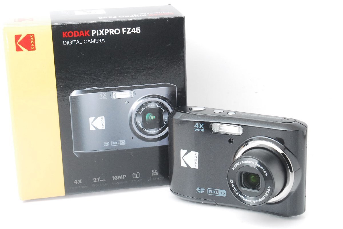 【美品】KODAK PIXPRO FZ45 ブラック コダック ピクスプロ c000443
