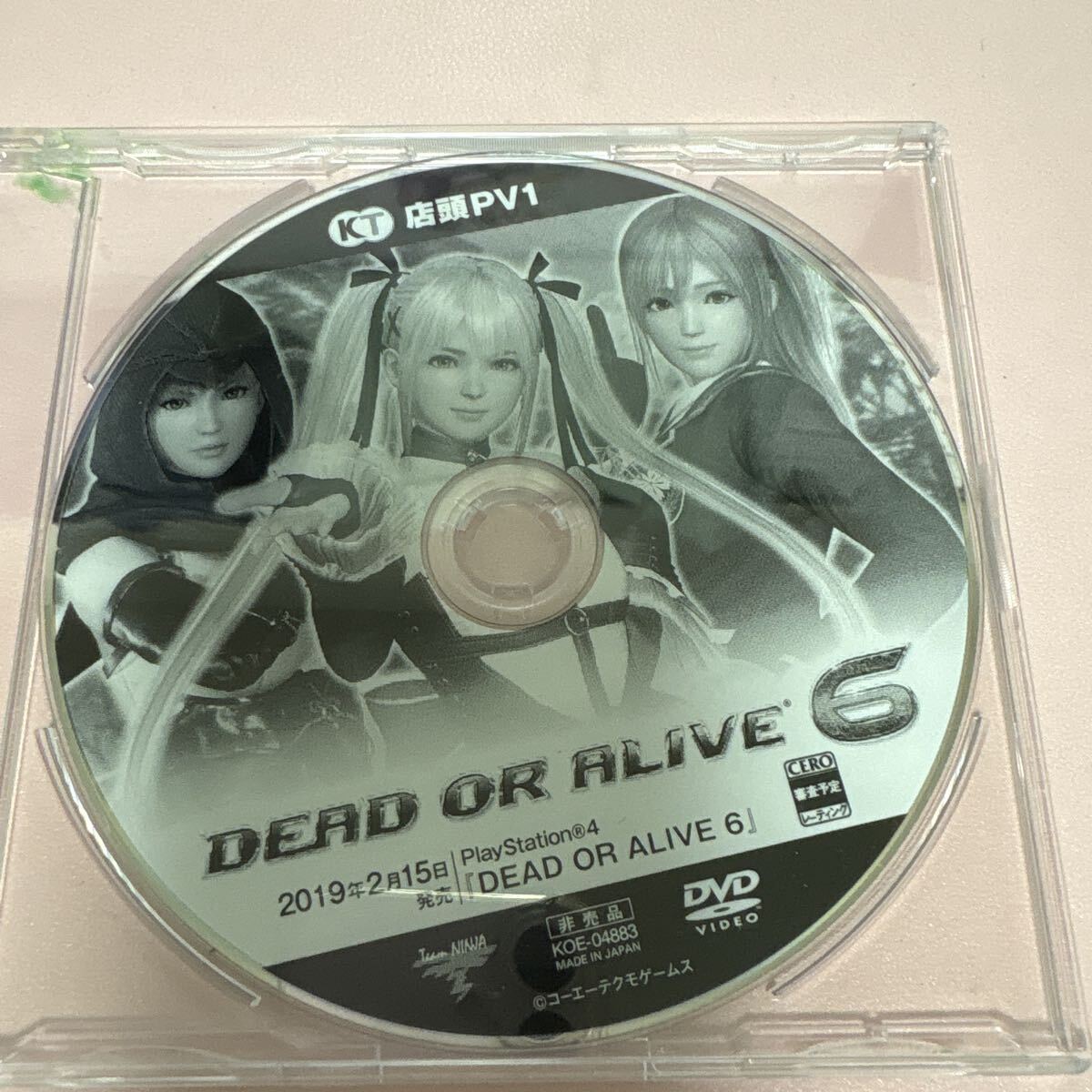 DEAD OR ALIVE 6 店頭PV1 非売品 プロモーションDVD PlayStation4