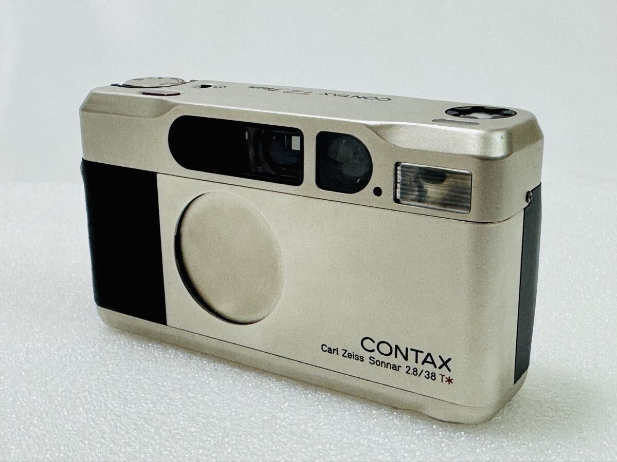 ◎304248 / CONTAX T2 Limited Platin コンタックス プラチナ フィルムカメラ / カールツァイスSonnar T 38mm F2.8* / 616-9