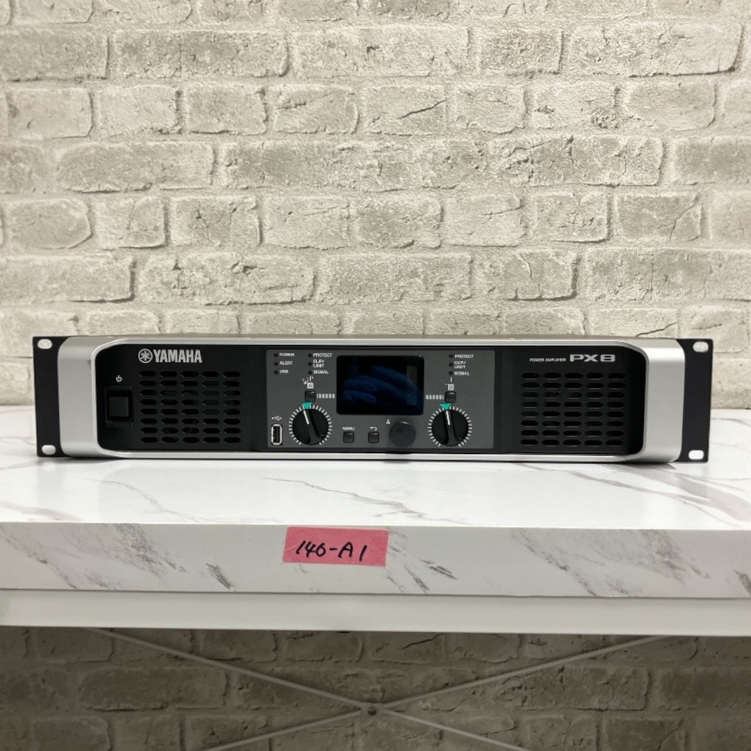 【中古】YAMAHA PX8 パワーアンプ 800W+800W DSP搭載 2Uサイズ【146-A1】