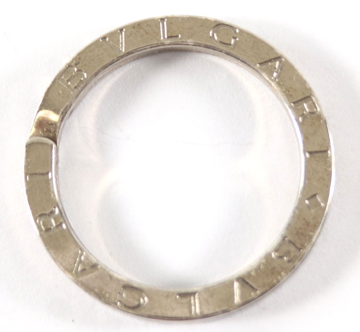 BVLGARI ブルガリ BVLGARI・BVLGARI 925刻印 キーホルダー キーリング アクセサリー 小物 シルバーカラー 5709-TH