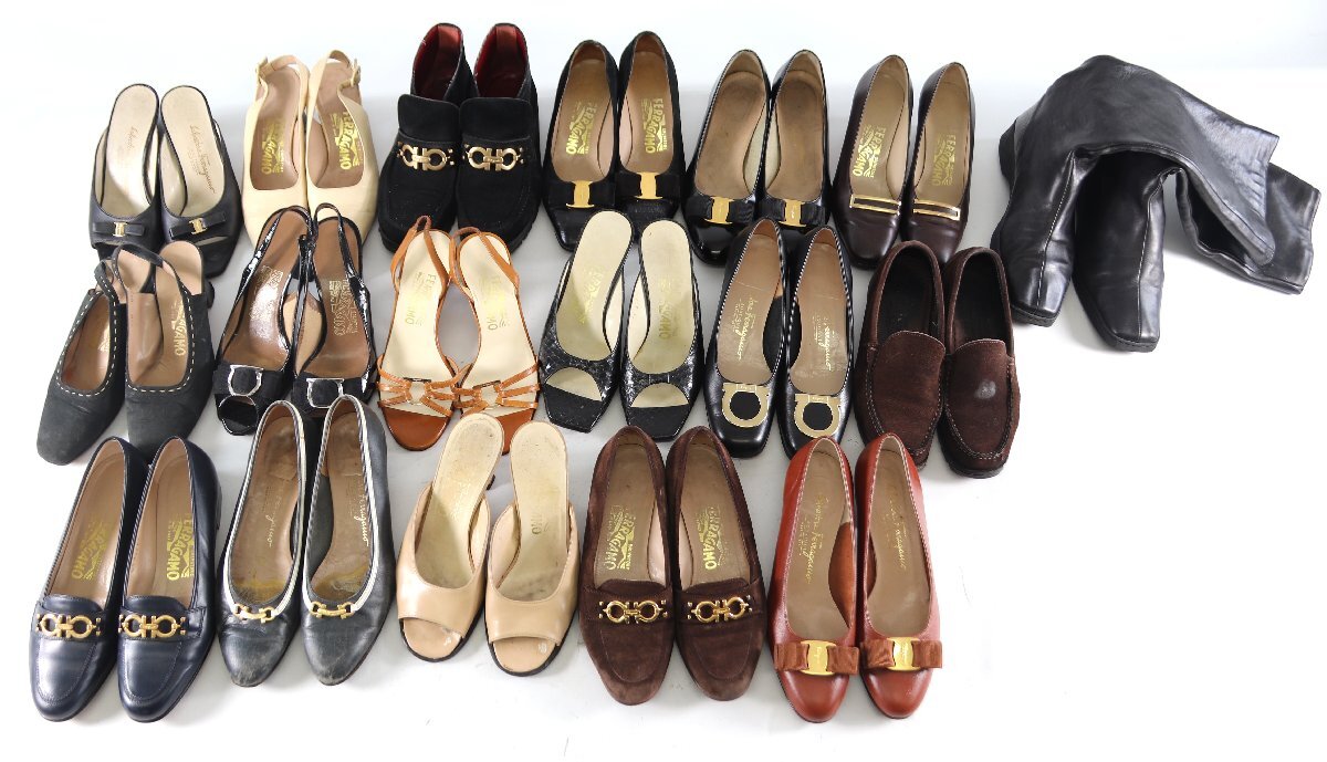 【18点】Salvatore Ferragamo サルヴァトーレ フェラガモ パンプス サンダル 他含 サイズ 6 他有 靴 シューズ レディース まとめ 5737-YN