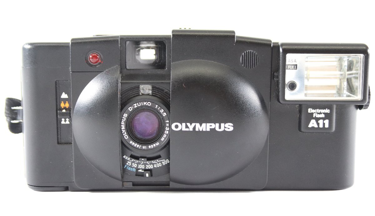 OLYMPUS オリンパス XA2 コンパクトカメラ フィルムカメラ A11 フラッシュ エレクトロニック カメラ 動作未確認 5733-KI