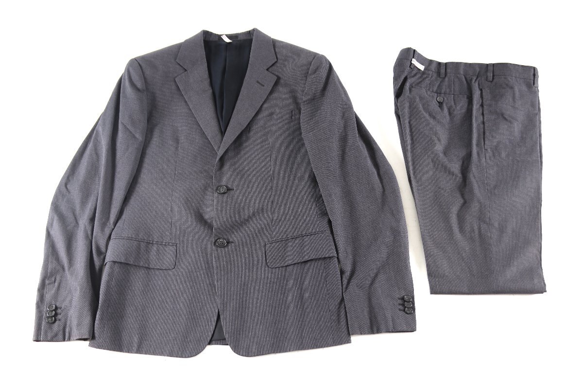 PRADA プラダ スーツ セットアップ ジャケット スラックス サイズ 46R メンズ 紳士 ファッション グレー系 5736-YN