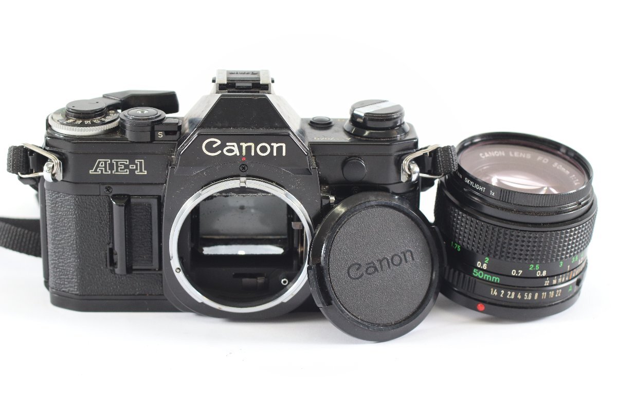 CANON キャノン AE-1 一眼レフ フィルムカメラ FD 50mm F1.4 単焦点レンズ コレクション 動作未確認 5696-TH
