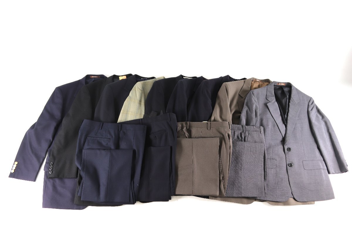 【13点】GIVENCHY ジバンシー スーツ ジャケット×9 スラックス×4 サイズ C98 W94 T170 他含 メンズ まとめ売り 5710-YN