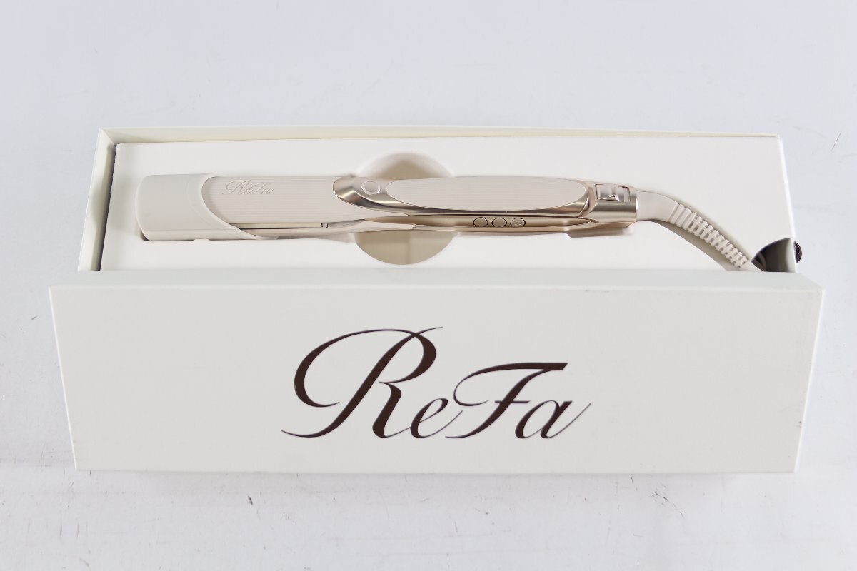 ReFa リファ ストレートアイロンプロ アイボリー 美容機器 ヘアケア ビューティー家電 電化製品 箱付き 5760-TH