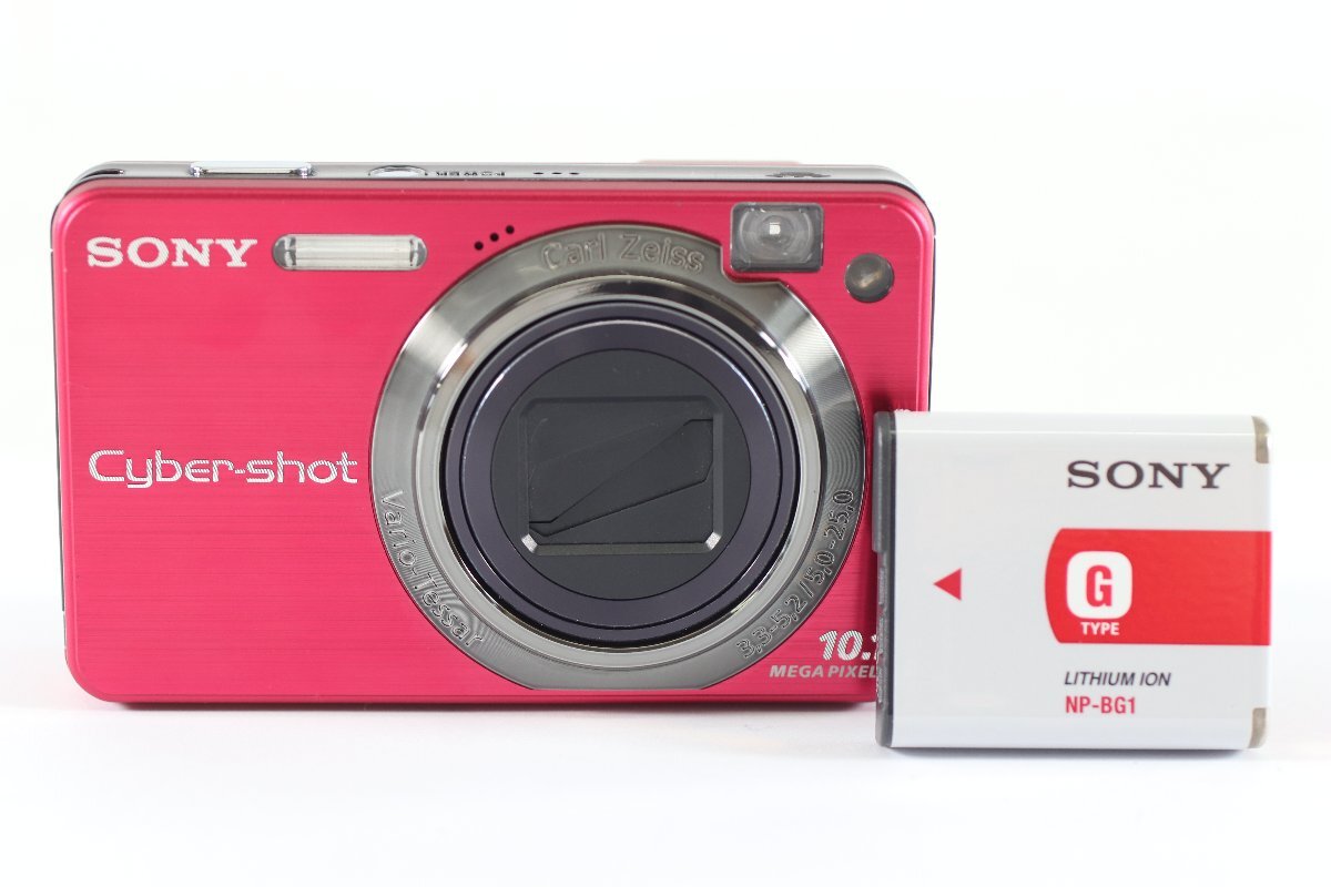 SONY ソニー Cyber-shot DSC-W170 コンパクト デジタル カメラ コンデジ デジカメ ピンク系 動作未確認 5747-TH