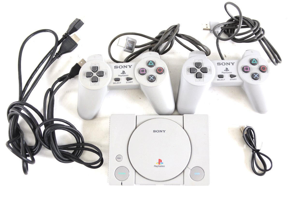 SONY ソニー PlayStation classic プレステクラシック プレステミニ 本体 コントローラー ゲーム機 動作未確認 5683-RY
