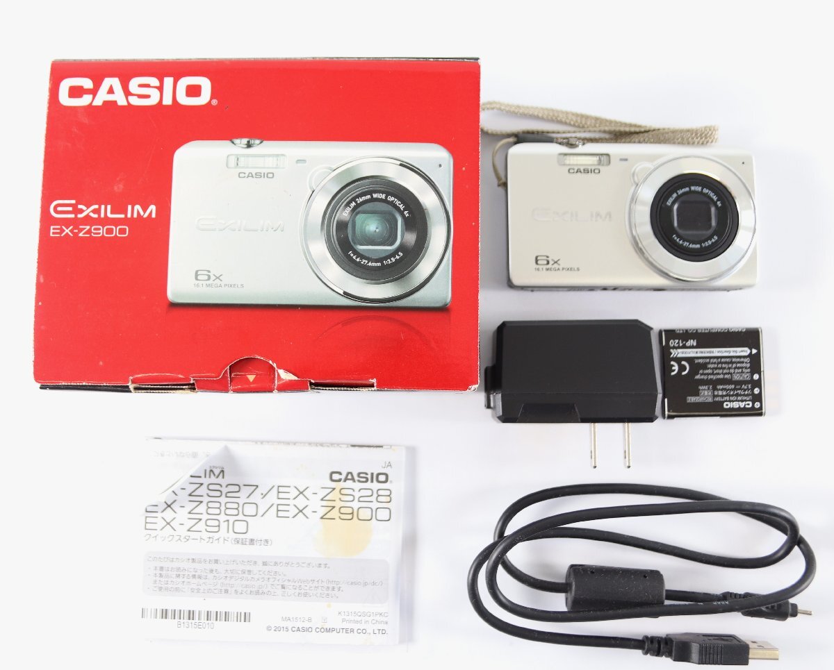 CASIO カシオ EXLIM エクシリム EX-Z900 デジタル コンパクト カメラ デジカメ コンデジ 動作未確認 5687-RY