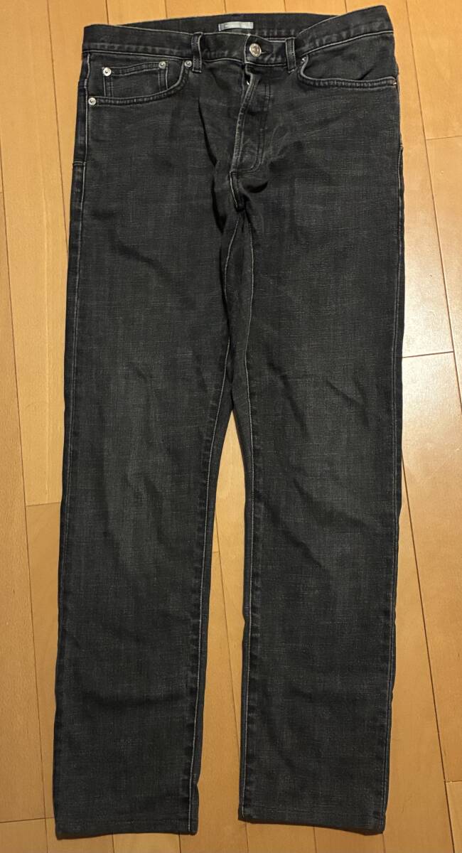 Dior HOMME ディオールオム デニム ジーンズ W30 イタリア製 SLIM17.5 ブラック スキニーパンツ スキニーデニム ダークウェア darkwear