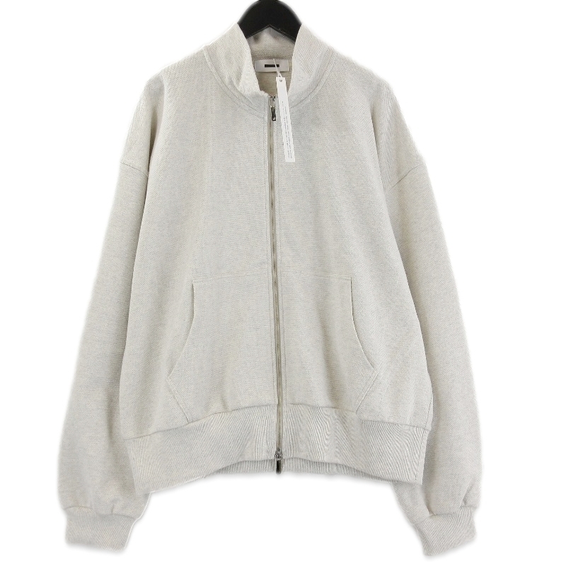 未使用 REVERBERATE リバーバレイト TRACK JACKET REV-26SS-RB33 トラックジャケット 鹿の子 OATMEAL グレー 3 71015895