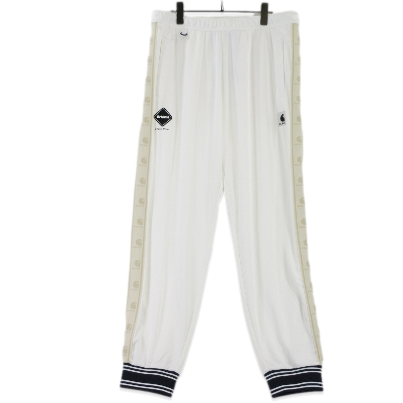 未使用 CARHARTT WIP × F.C.Real Bristol カーハート TRACK PANTS FCRB-260126 トラックパンツ イージーパンツ ホワイト 白 XL 99001091