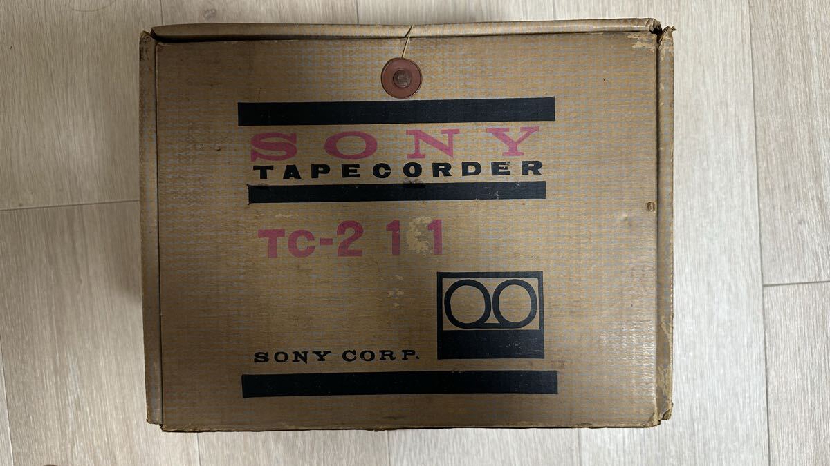 SONY ソニー テープレコーダー TC-211 箱付き レトロ