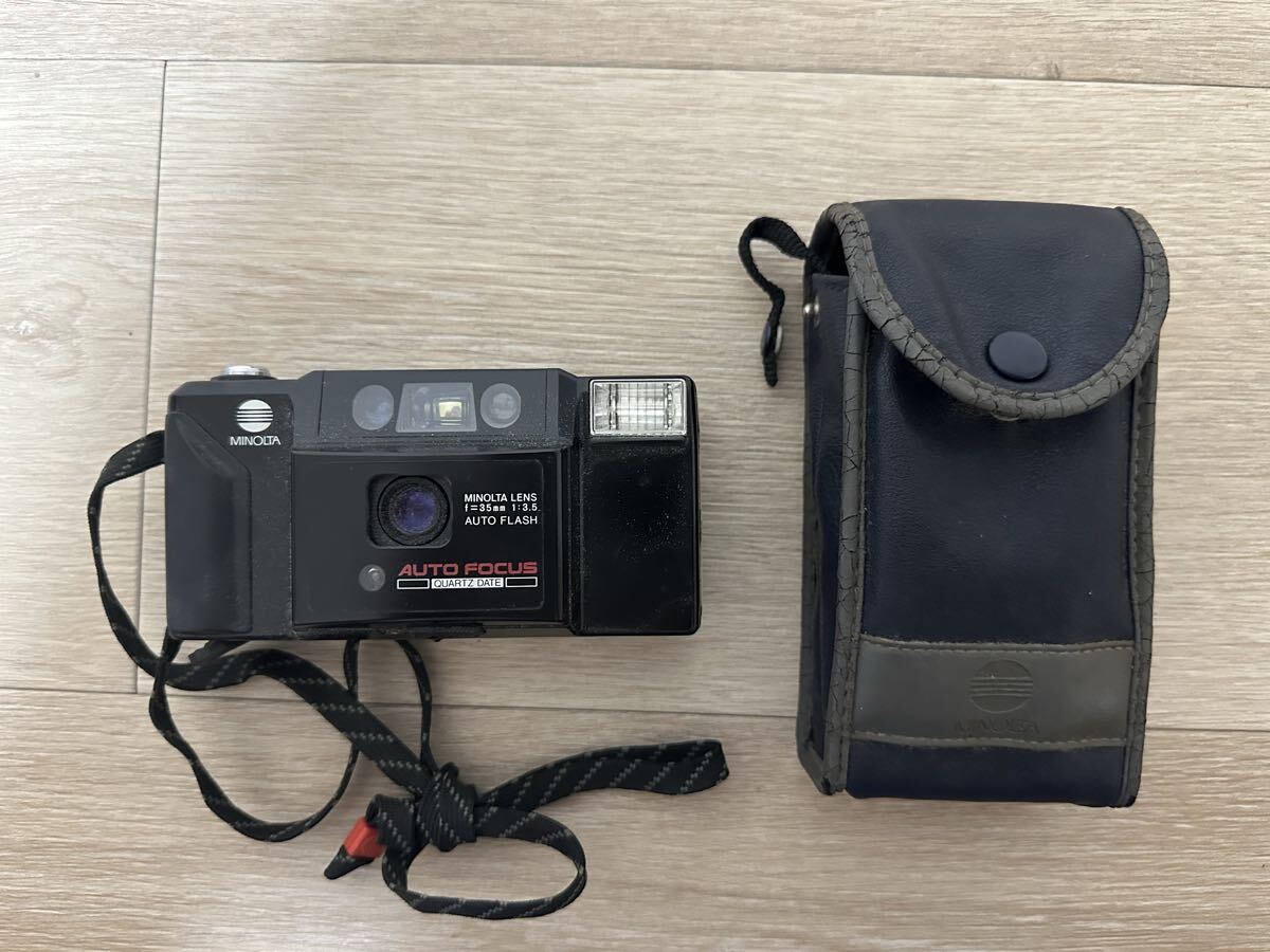MINOLTA AF-Tele QUARTZ DATE コンパクトフィルムカメラ ケース付き