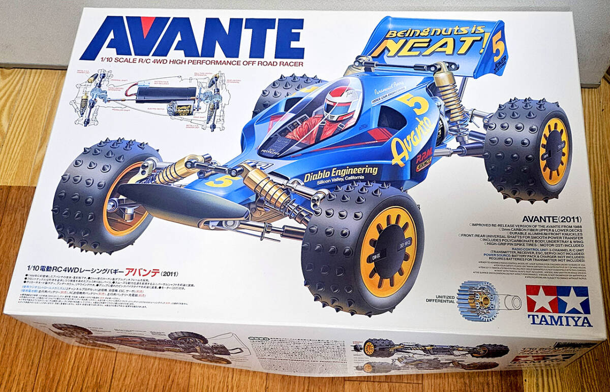 [1000円スタート] 新品未組立 1/10RC 4WDレーシングバギー アバンテ (2011) タミヤ 58489
