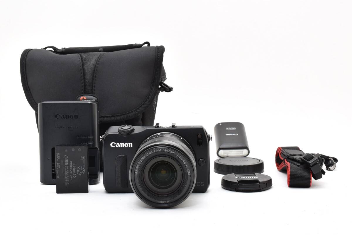 ★極上品★キヤノン Canon EOS M DS126391 EF-M 18-55mm F3.5-5.6 IS STM★ W0616＃5174