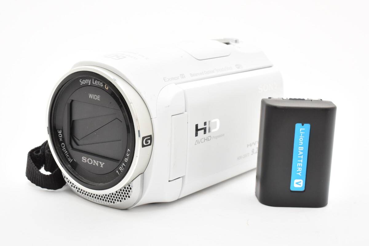 ★美品★ソニー SONY HDR-CX670 ホワイト★ Y1595 #5155
