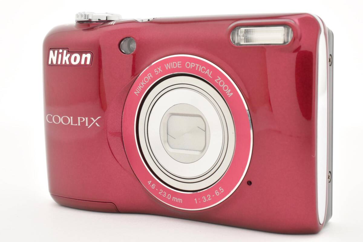 ★極上美品★ニコン Nikon COOLPIX L26 レッド★ Y520 #5258