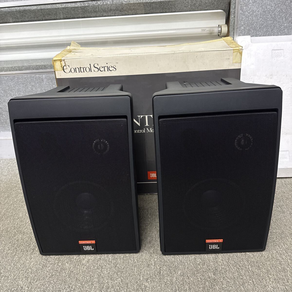 JBL CONTROL 5 音出し確認　 音響機器　スピーカー　ペア　元箱　美品 ジェービーエル