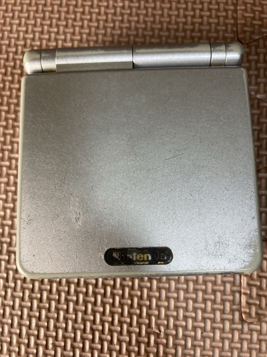 1円 Nintendo ゲームボーイアドバンスSP シルバー　通電確認済み　現状品