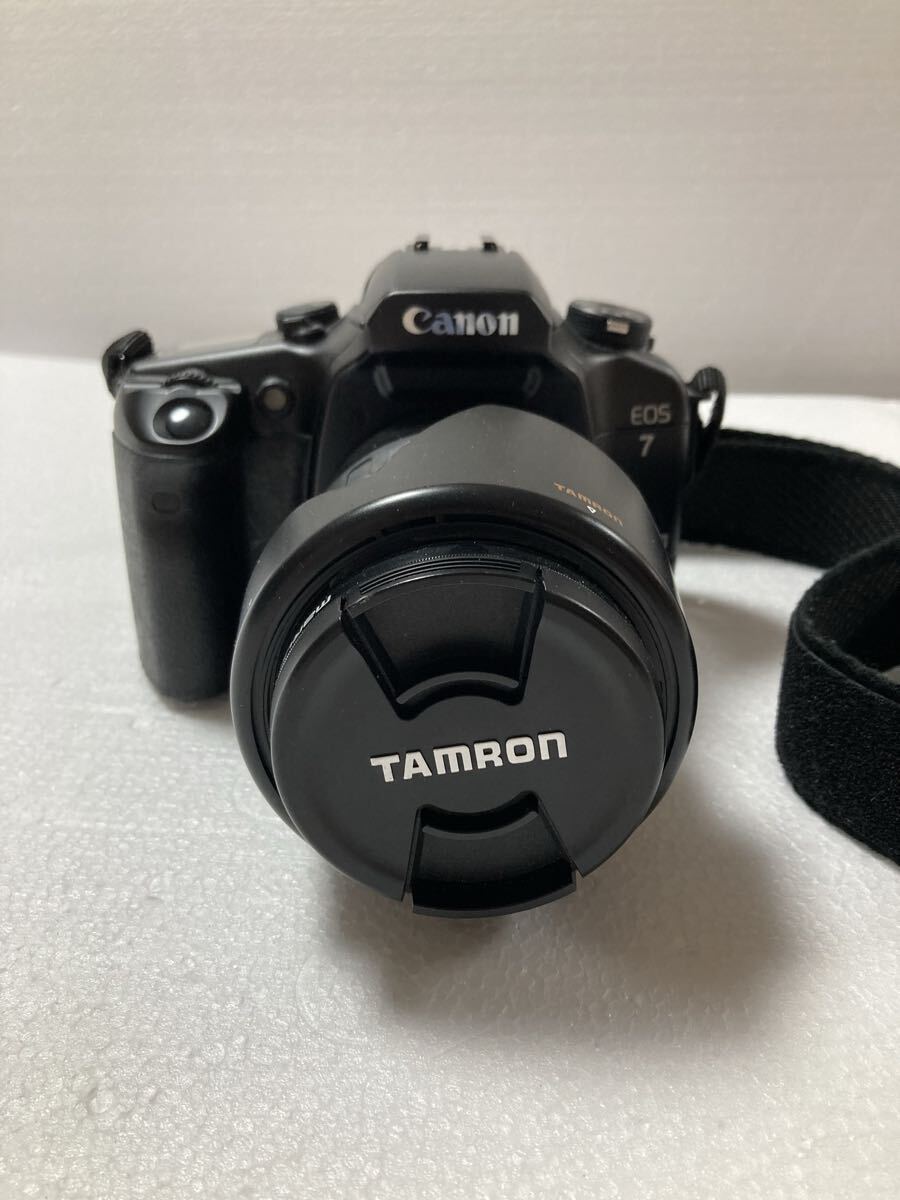 1円 Canon キャノン EOS7 レンズ tamron 28-105mm ジャンク　現状品