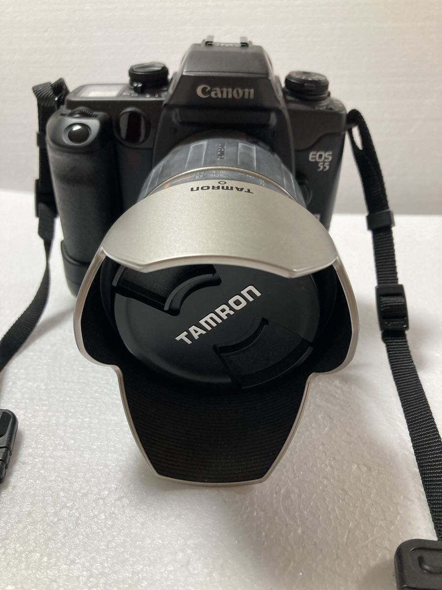 1円　 Canon EOS55 フィルム一眼レフカメラ フィルムカメラ キャノン　ジャンク　現状品