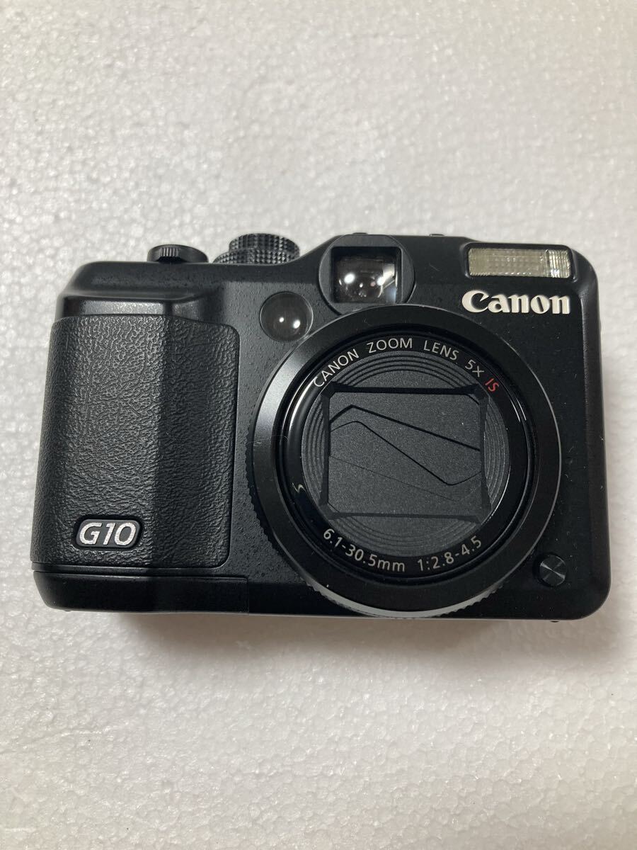 1円 Canon キャノン PowerShot G10 コンパクトデジタル一眼レフカメラ パワーショット キヤノン デジタルカメラ　通電確認済み　現状品
