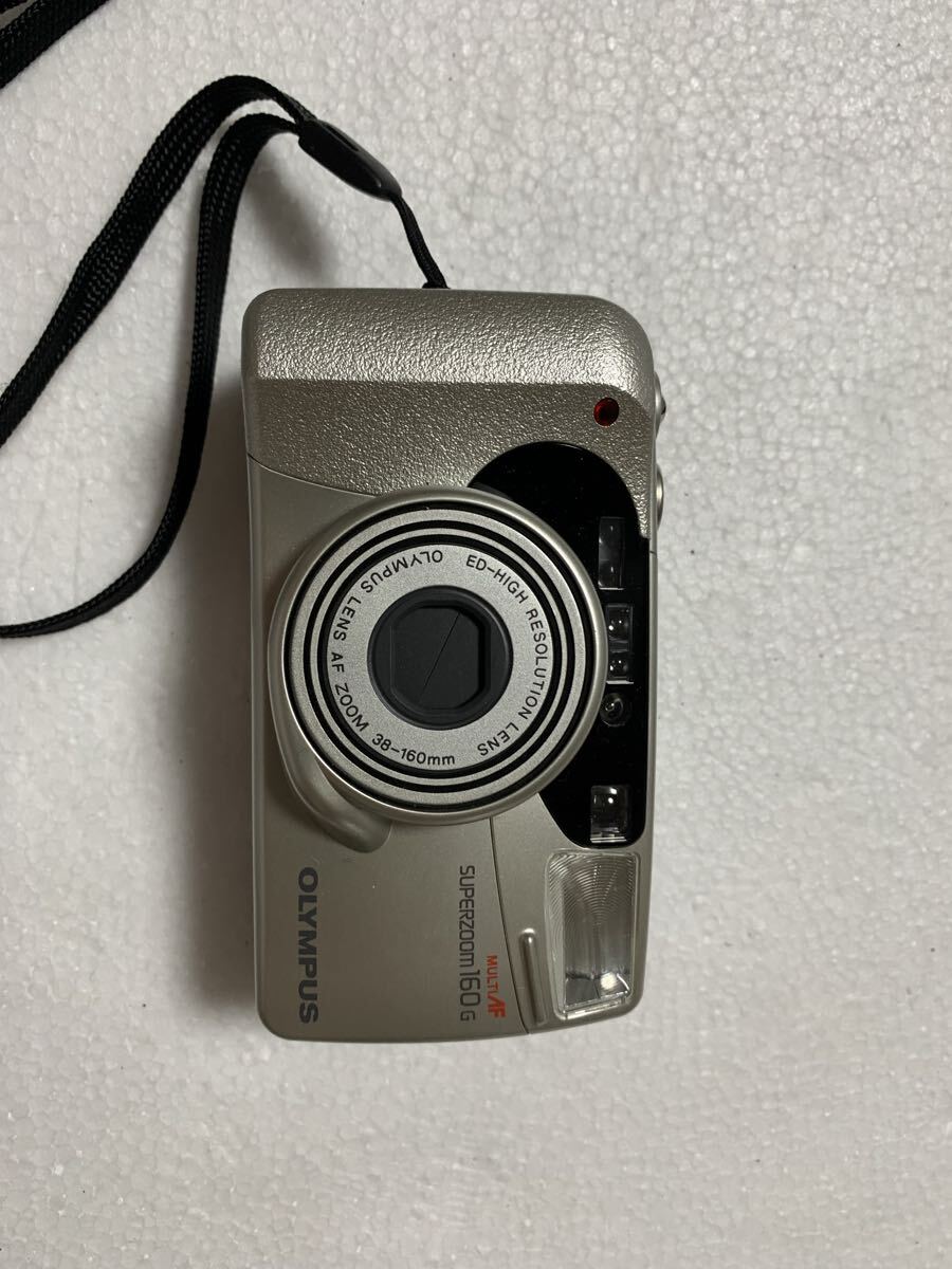 1円スタート　OLYMPUS オリンパス SuperZoom 160G 38160mm コンパクトフィルムカメラ　現状品