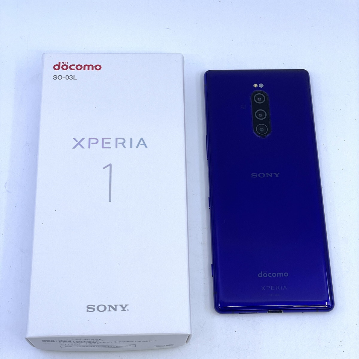 ソニー Xperia1 SO-03L パープル docomo androidスマートフォン(Y0614_6)