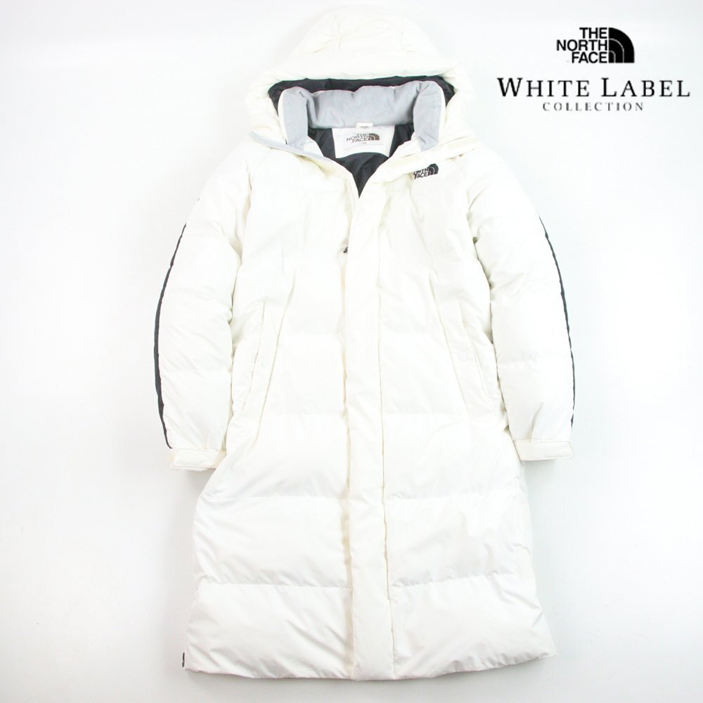 美品 ノースフェイス ホワイトレーベル NC3NJ51K STANLEY T-BALL COAT スタンレイ ティーボール 中綿ダウンコート 白 L【参考価格￥32,780-