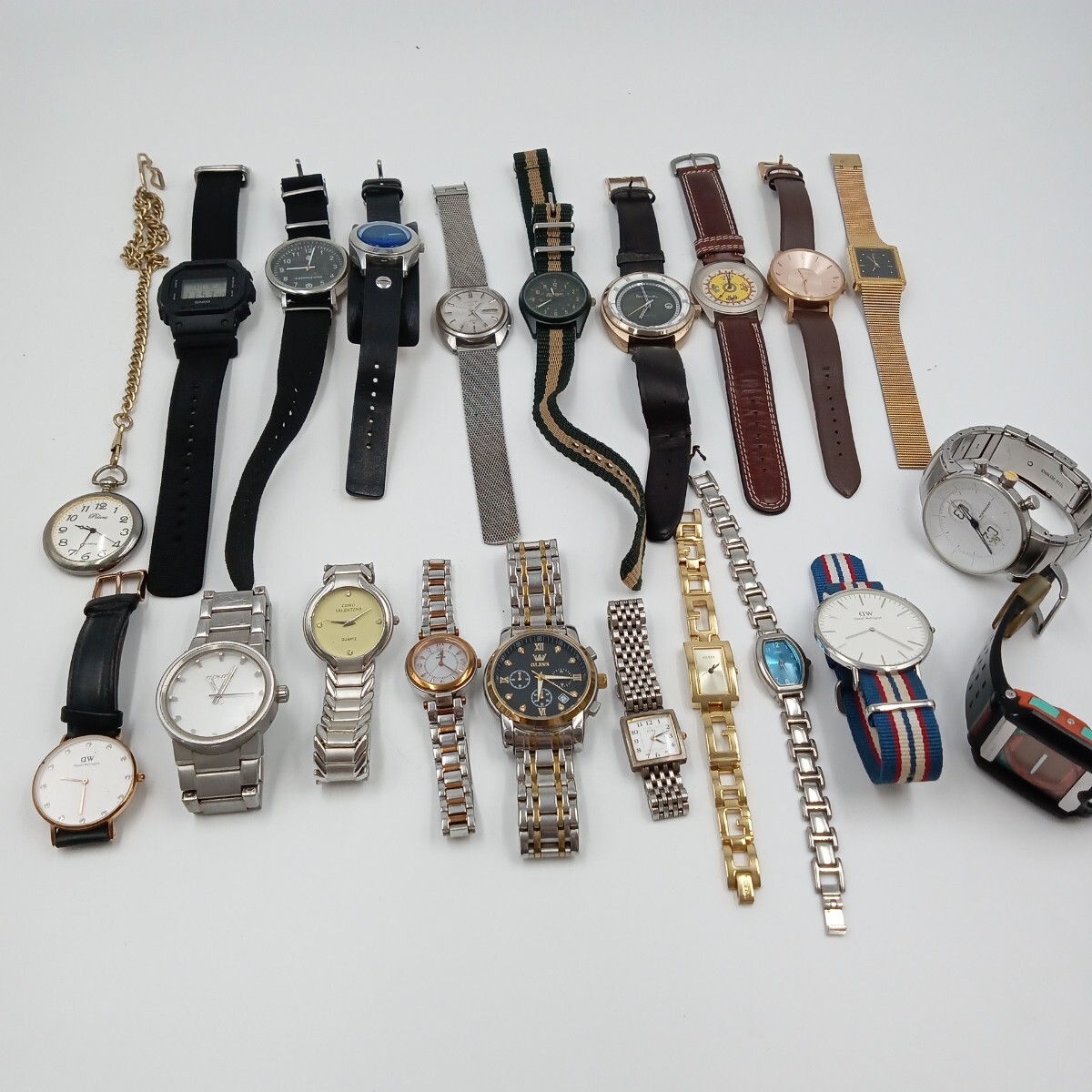 F 腕時計 懐中時計 21点まとめ デジタル アナログ CASIO SEIKO PaulSmith など 動作未確認 現状品