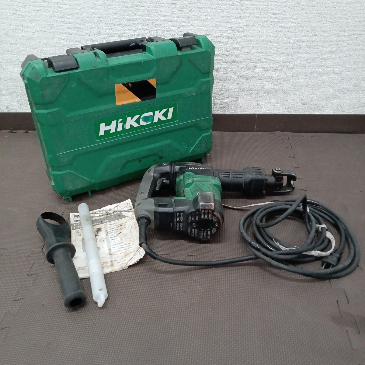 F HiKOKI ハイコーキ 電動ハンマ H41SA3 590933 動作未確認 ジャンク品