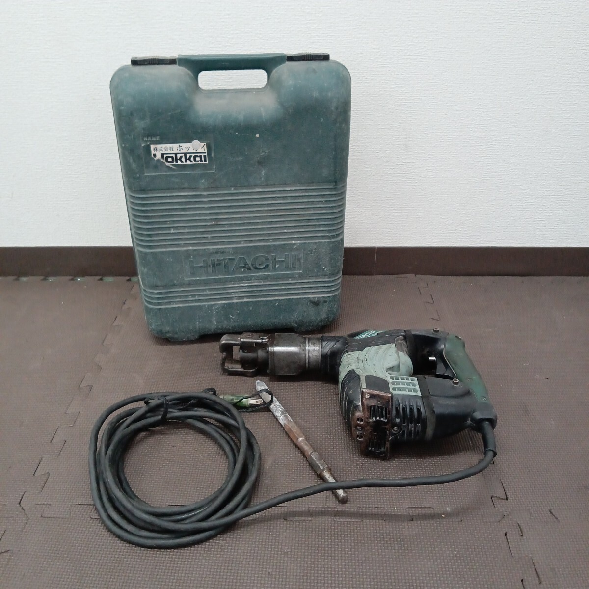 F HITACHI 日立工機 電動ハンマ H41SA2 760764 コンセント歪みあり 通電確認済