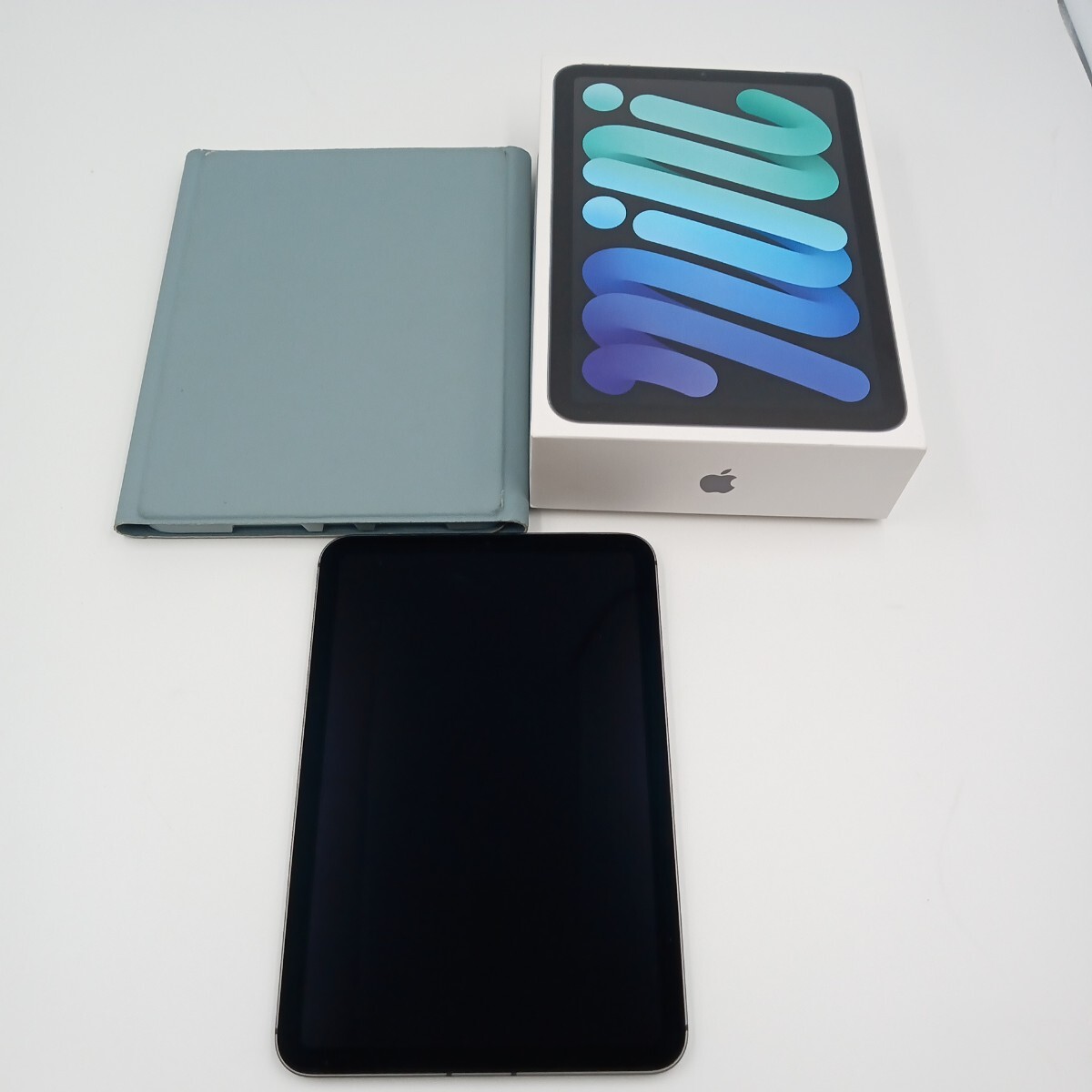 B Apple iPad mini 第6世代 MK893J/A 64G Wi-Fiモデル Wi-Fi+Cellular スペースグレイ 353486971951086 音量+ボタン・内カメラ故障有