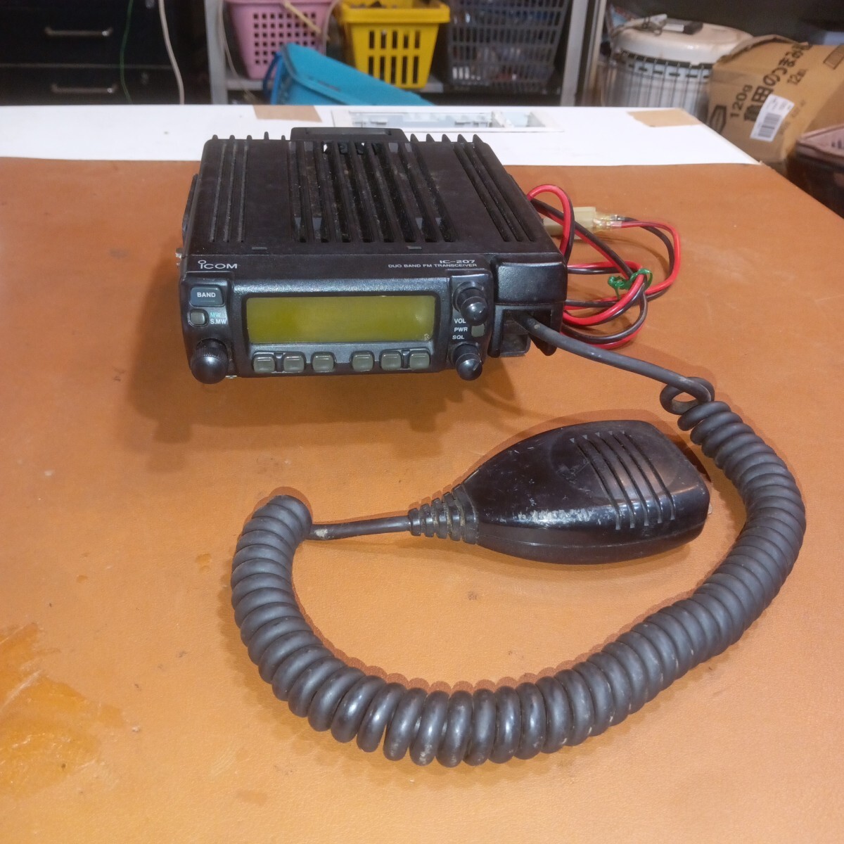 【現状品】iCOM DUO BAND FM TRANSCEIVER IC-207D アイコム デュアルバンド トランシーバー 