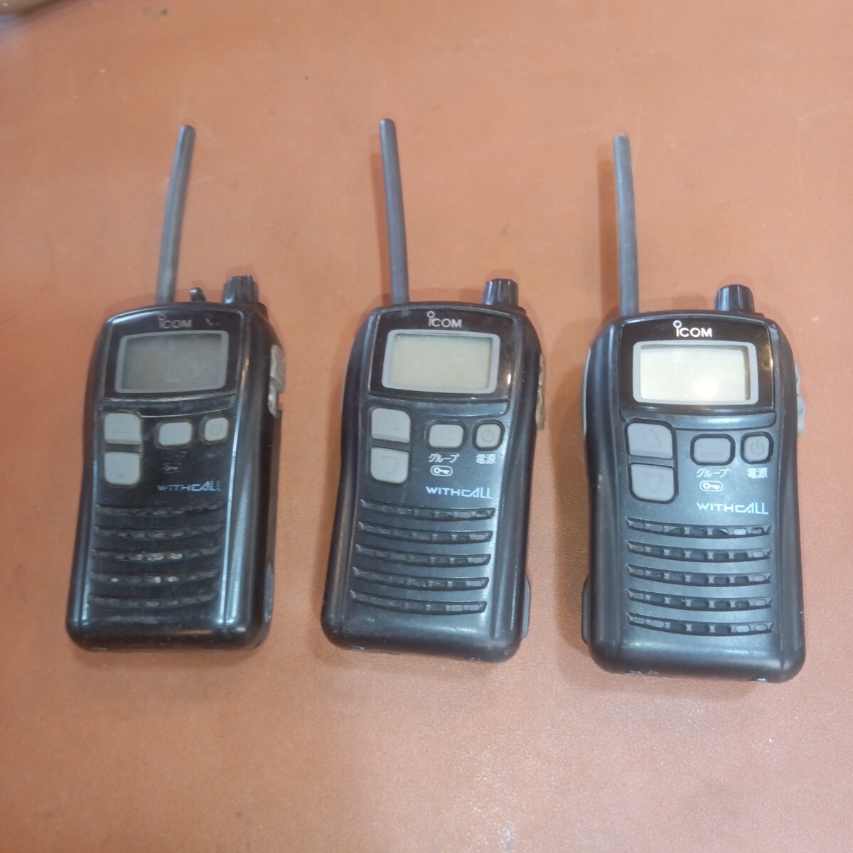 アイコム ICOM 特定小電力トランシーバー IC-4100 3個セット インカム・無線機